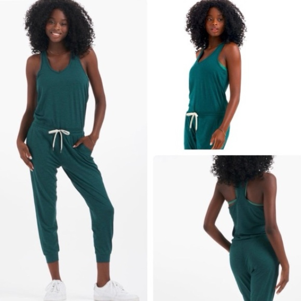 VUORI Lux Heather Jade Jumpsuit Size XS